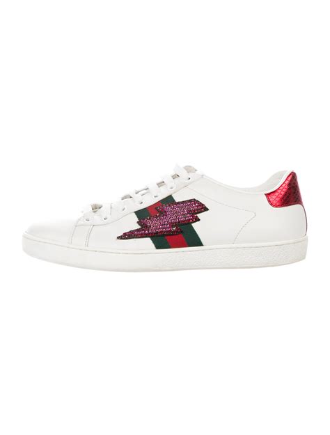 gucci lightning sneakers|Gucci sneakers for women.